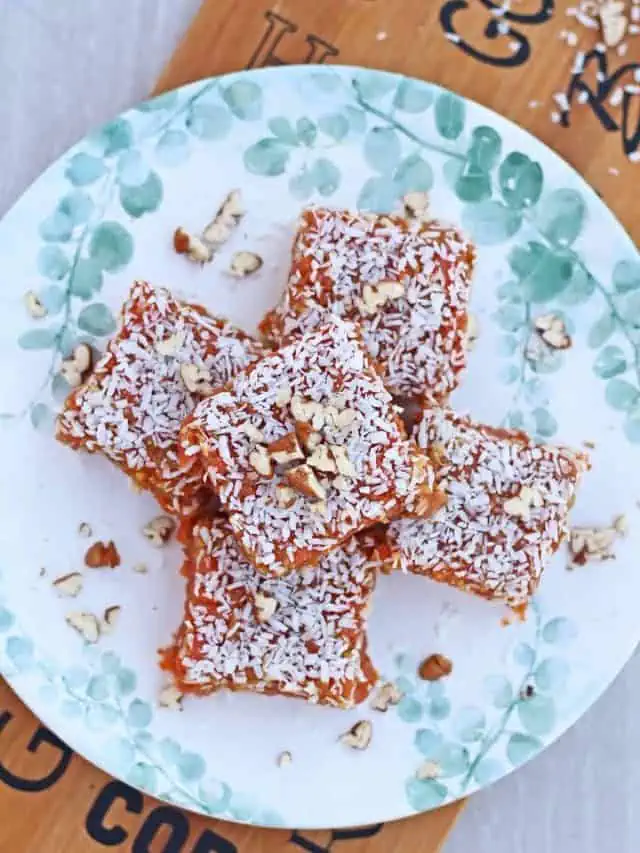 Turkish Carrot and Walnut Bars