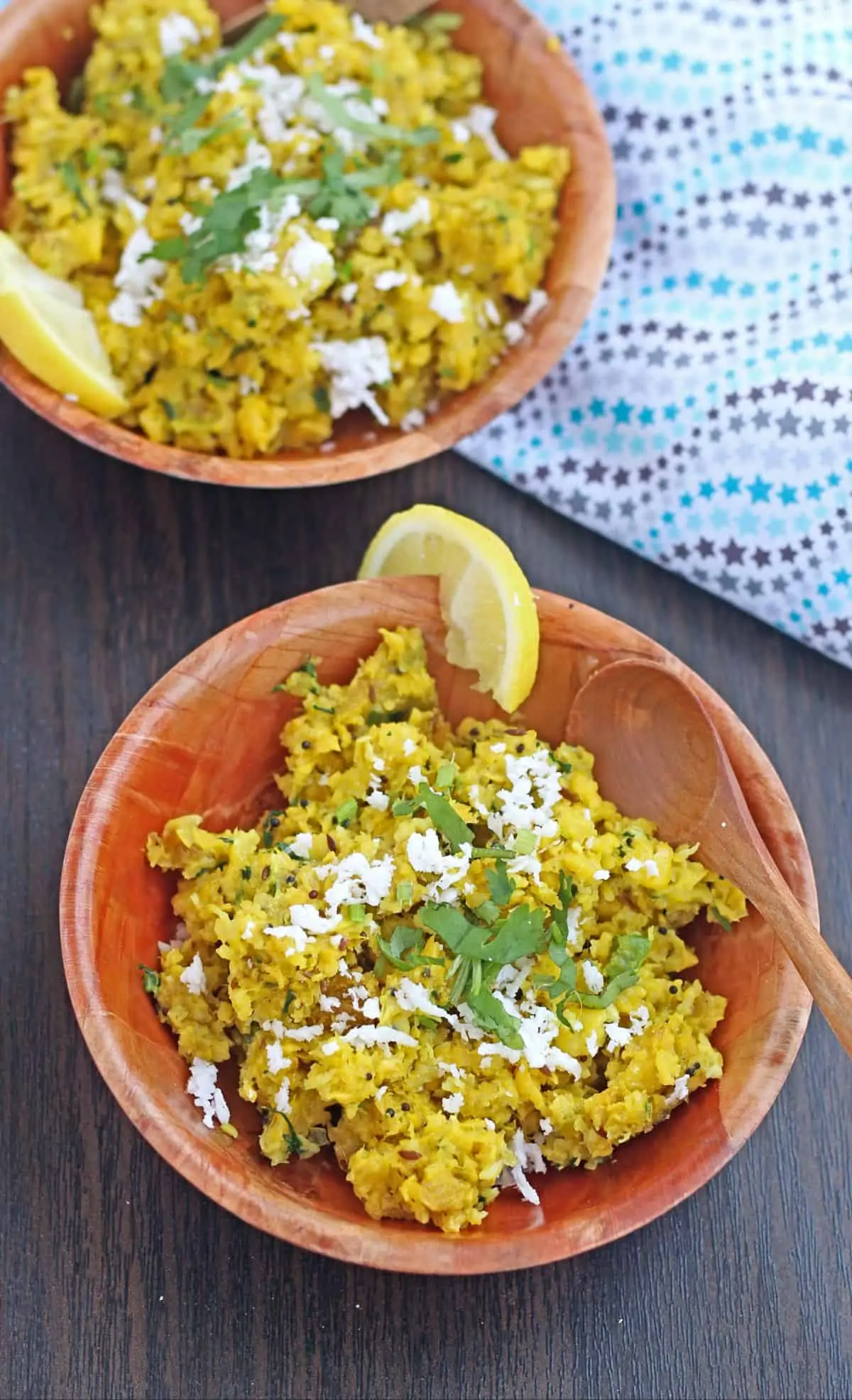 grated corn snack in a bowl