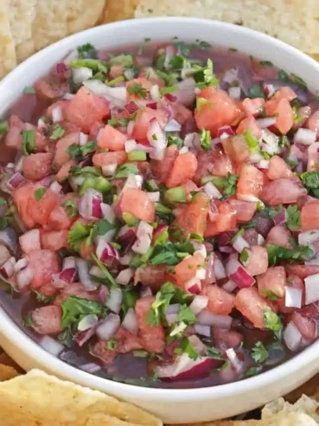 Spicy Watermelon Salsa Recipe