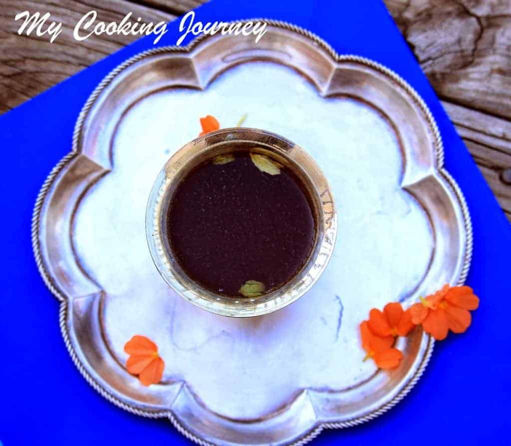 Panagam in a cup - Top View