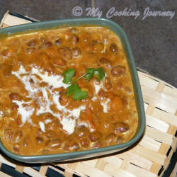 Rajma Masala beautifully served in dish