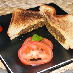 Bulgur Black Bean Vegetable Patties served in dish