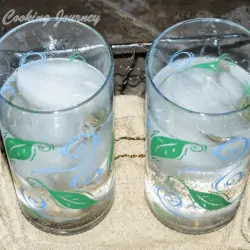 Paneer Soda served in a glass