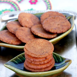 Athirasam served in a dish