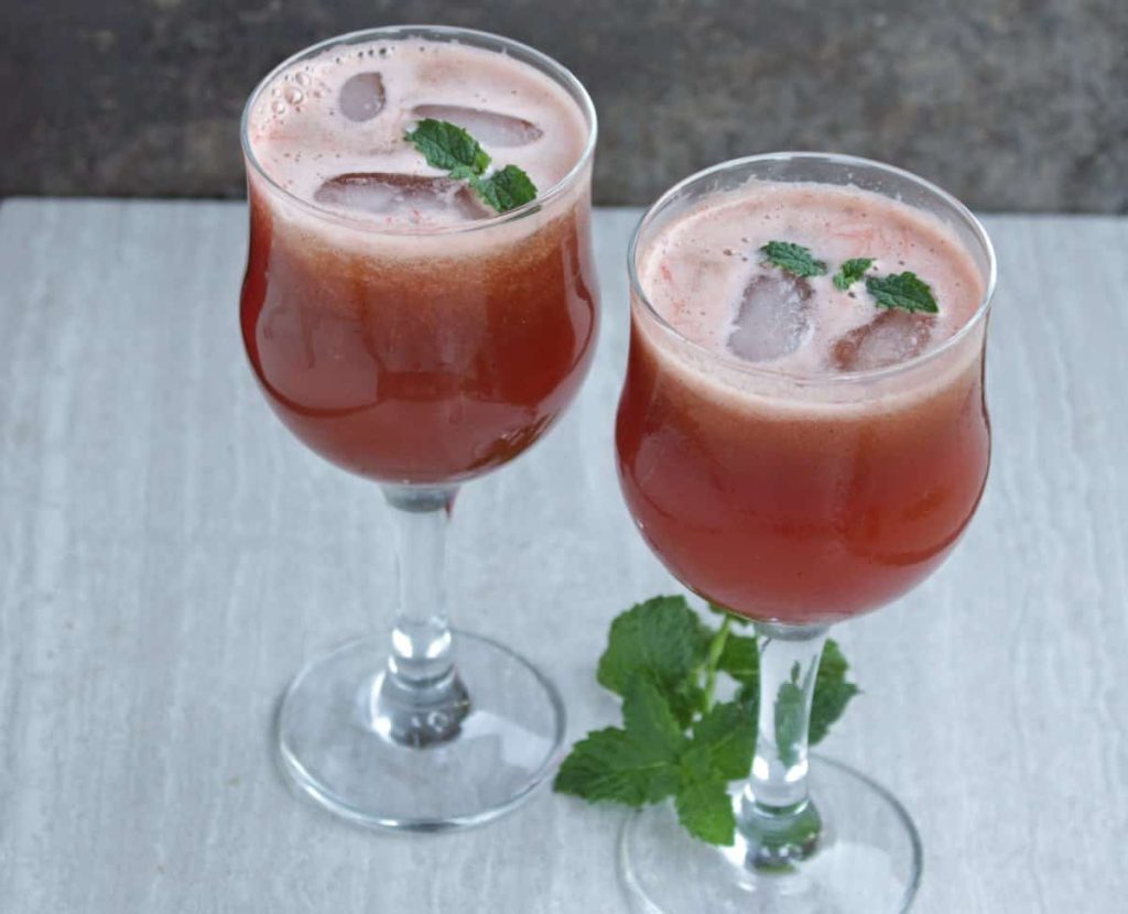 Spicy Watermelon Juice looking very tasty.