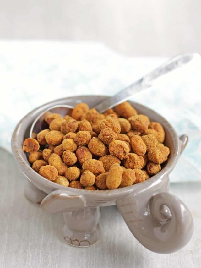 Crispy Masala Peanuts (Air Fryer)