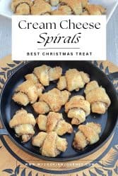 spiral cookies in a plate