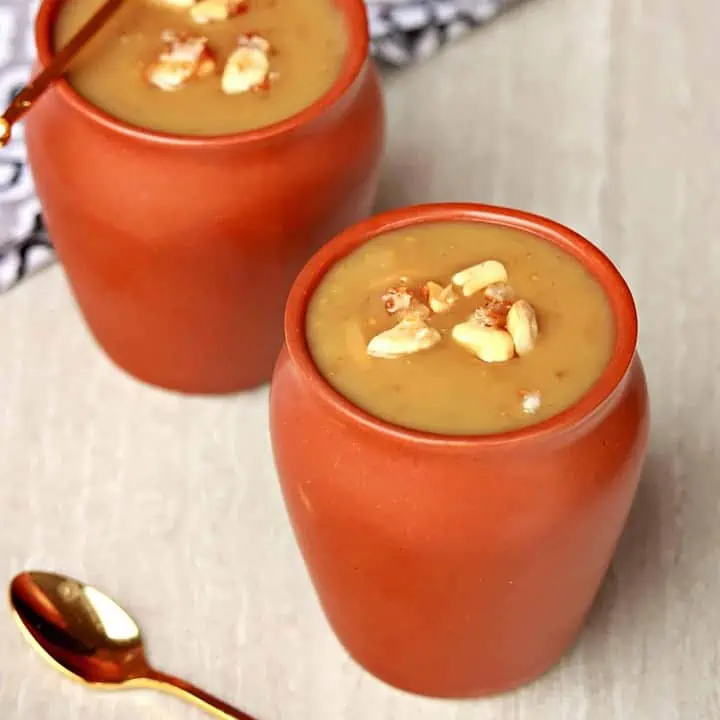 Oat Meal Payasam in a Clay pot - Featured Image