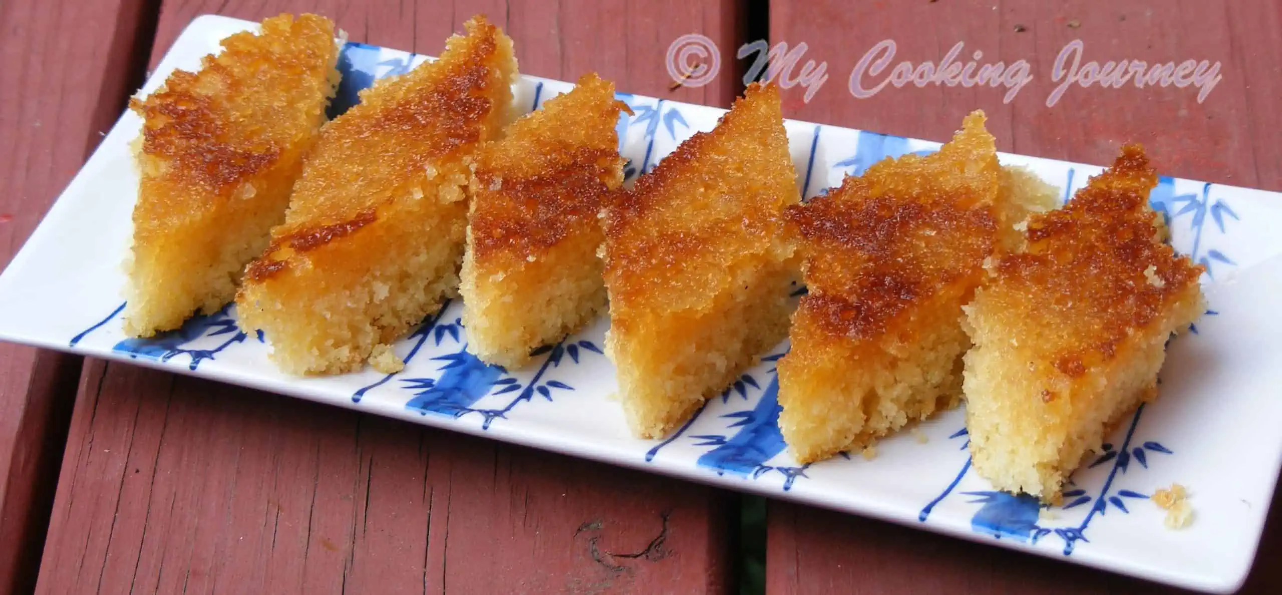 Honey Drizzle Semolina Cake - Final Product