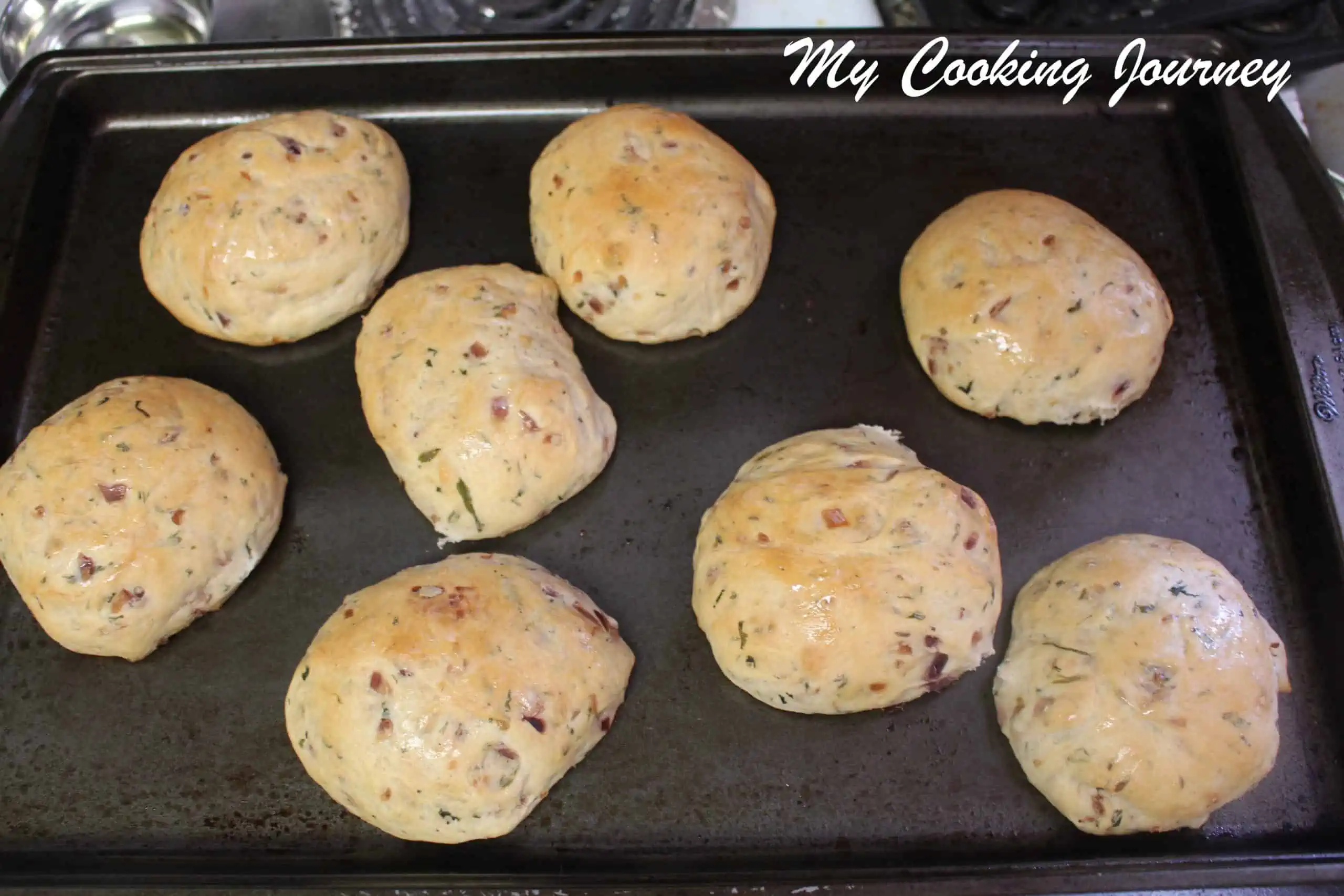 Baked Dough out of oven