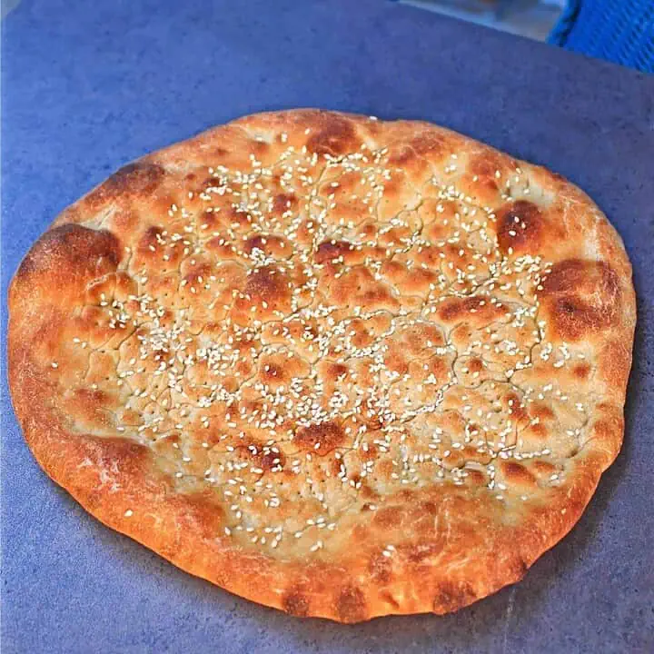 Uyghur Bread in a blue background - Featured Image