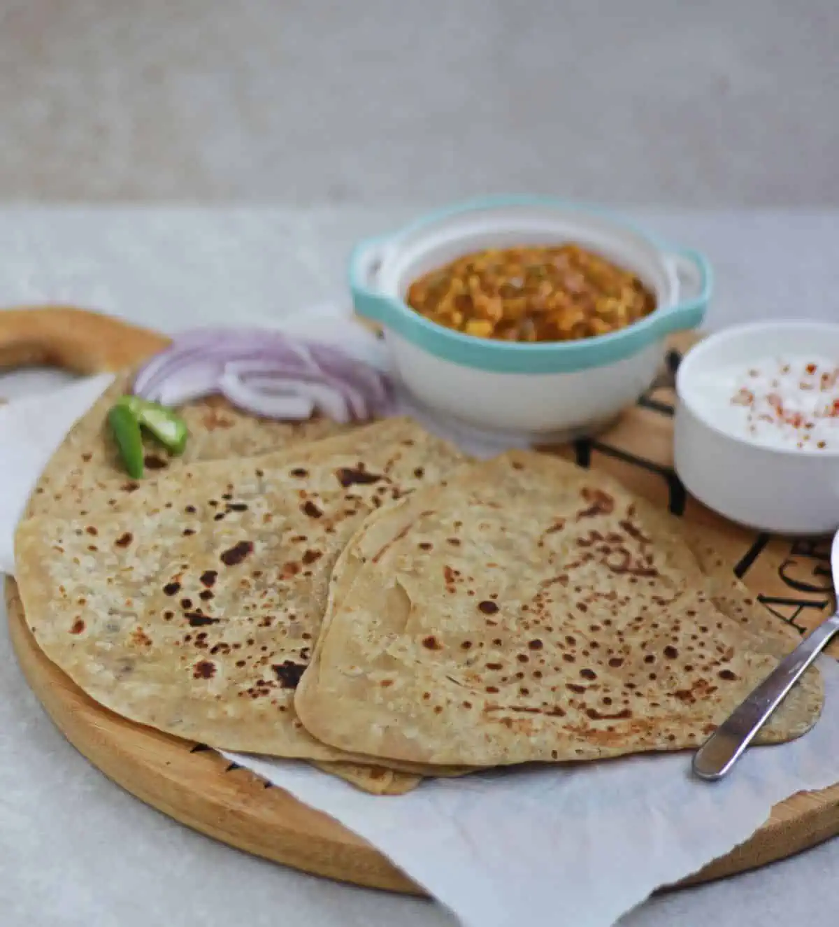 flatbread with sides.