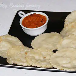 Vellai Paniyaram and Milagai Chutney - Feature Image