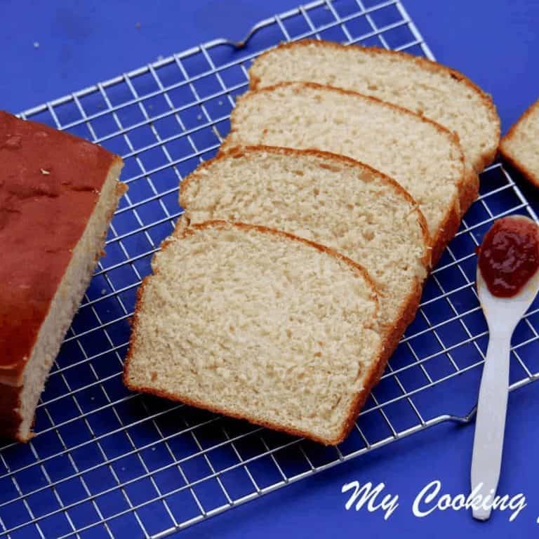 Sliced Buttermilk Bread on a rack - Feature Image