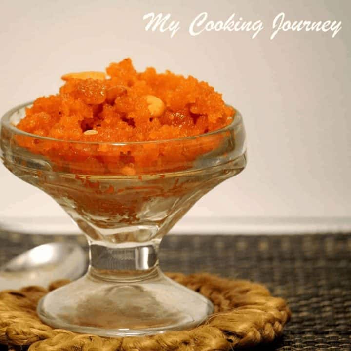 Aval Kesari in a glass bowl - Feature Image