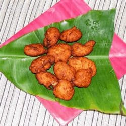 Koat Pitha from Tripura - Deep fried Rice flour fritters with Banana - Feature Image